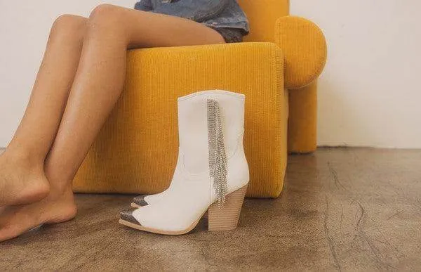 Womens Kai - Rhinestone Fringe Boots