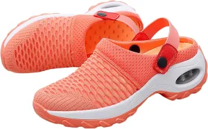 Women's Orthopedic Clogs - Mesh Arch Support Air Cushion, Non-Slip Comfort Clogs, Lightweight Summer Walking Shoes