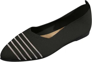 Women's Retro Flat Shoes Flying Weave Round Head Shallow Mouth One Foot Stirrup Single Shoes Work Single Shoes