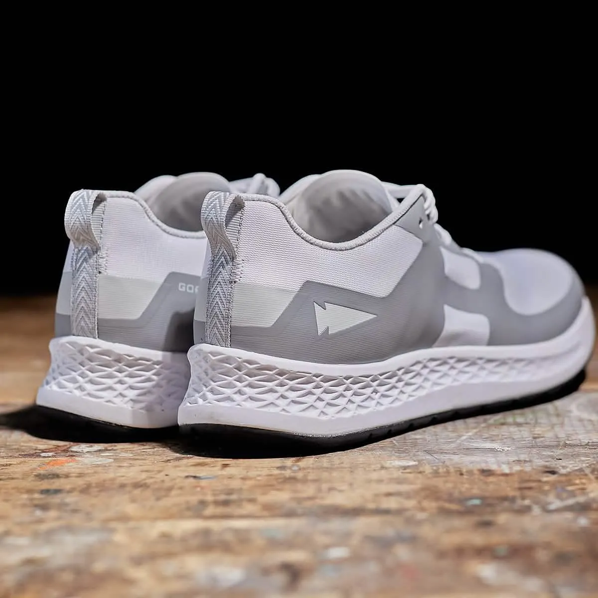 Women's Rough Runners - White   Speed Grey   Raven
