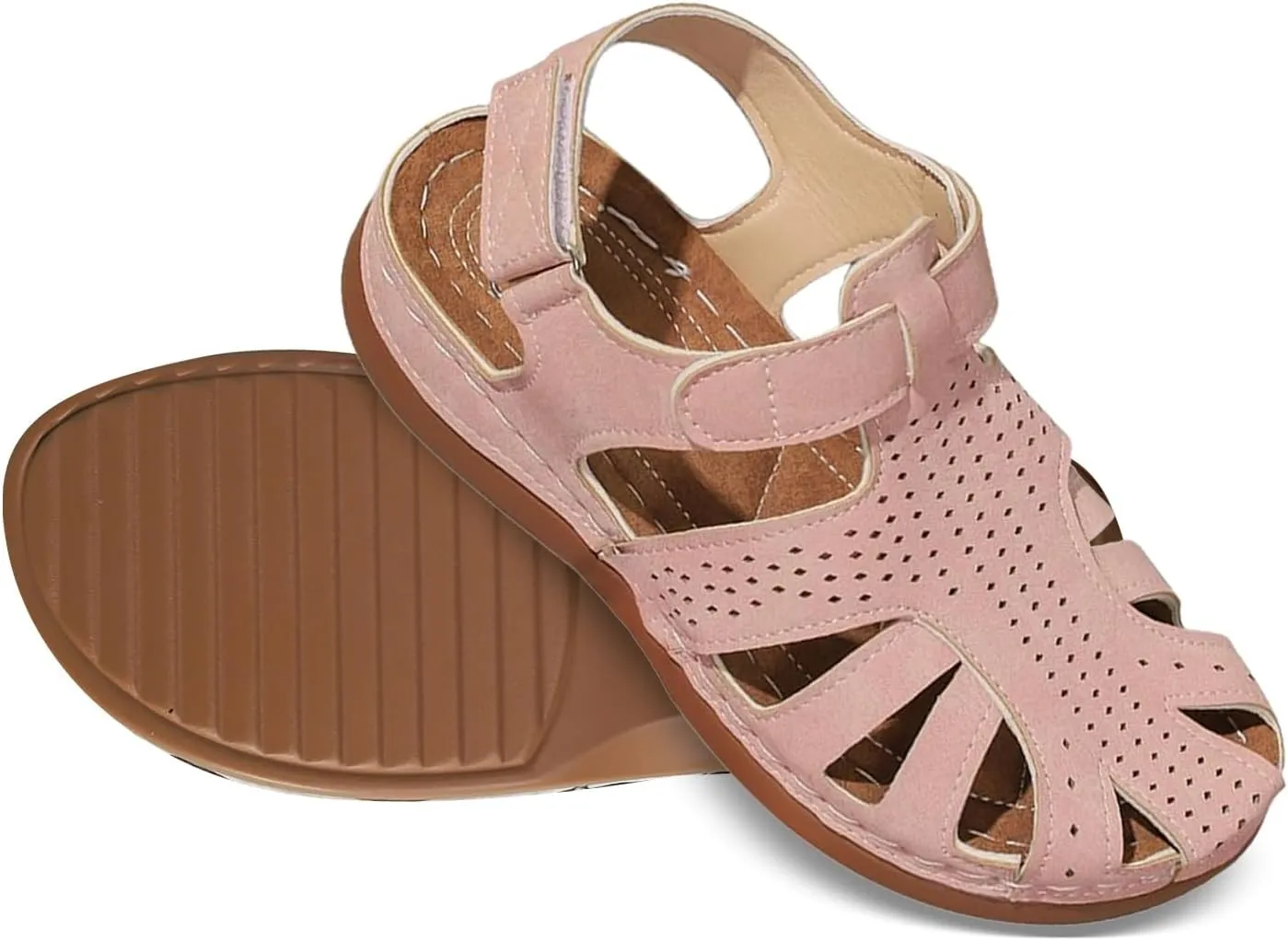 Women's Summer Flip Flop Slippers Comfortable Thong Sandals with 45cm Wedge Heel for Beach Vacation Casual Outfit
