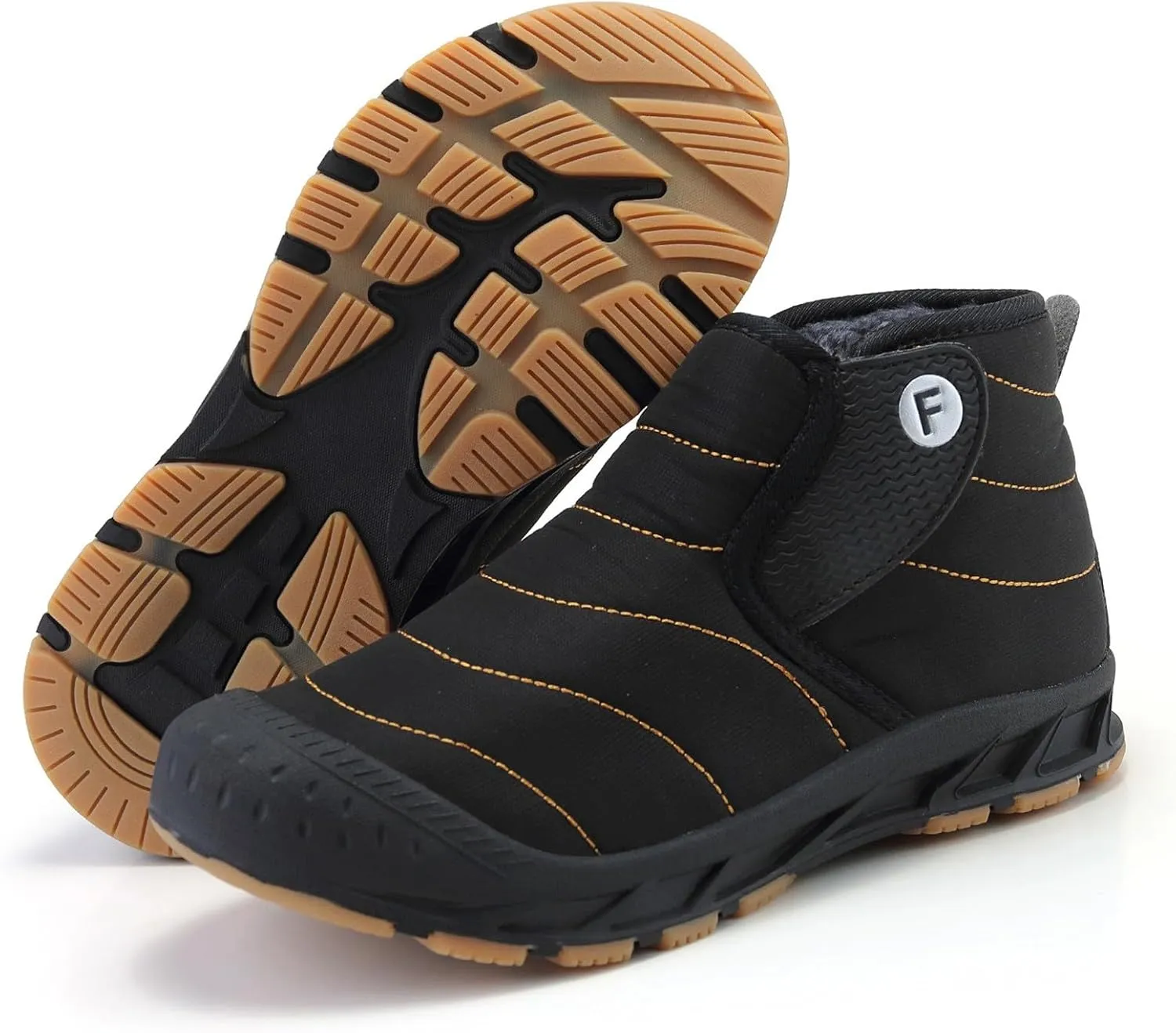 Yanzhenglip Winter Wide Toe Barefoot Hiking Shoes Boots, Non-Slip Waterproof Outdoor Running Boots Snow Boots