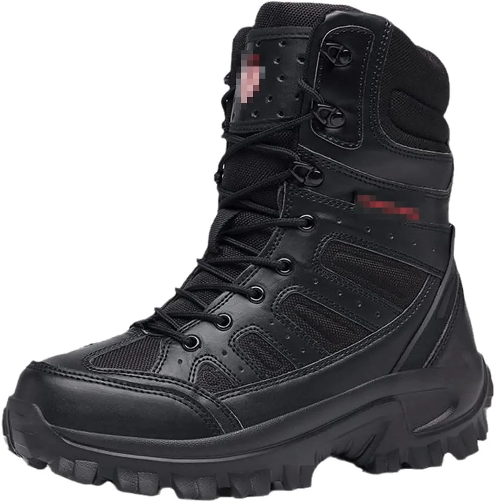ZINERLIK Men's Hiking Boots Waterproof Outdoor Sneakers Hiking Sneakers High Top Tactical Boots