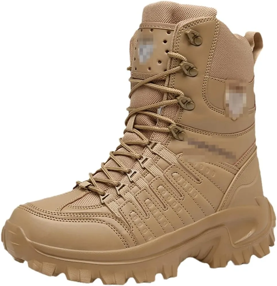 ZINERLIK Men's Hiking Boots Waterproof Outdoor Sneakers Hiking Sneakers High Top Tactical Boots