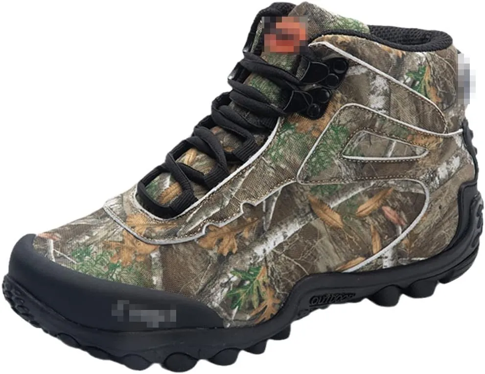 ZINERLIK Winter Waterproof Tactical Boots Men's Hiking Boots Outdoor Combat Shoes Hiking Sneakers