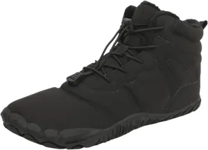 ZWRXW Men's Women's Winter Snow Boots Barefoot Zero Drop Hiking Waterproof Shoes Warm Fur Lined Slip On Sneakers Barefoot Hiking Shoes Anti-Slip Ankle Boots